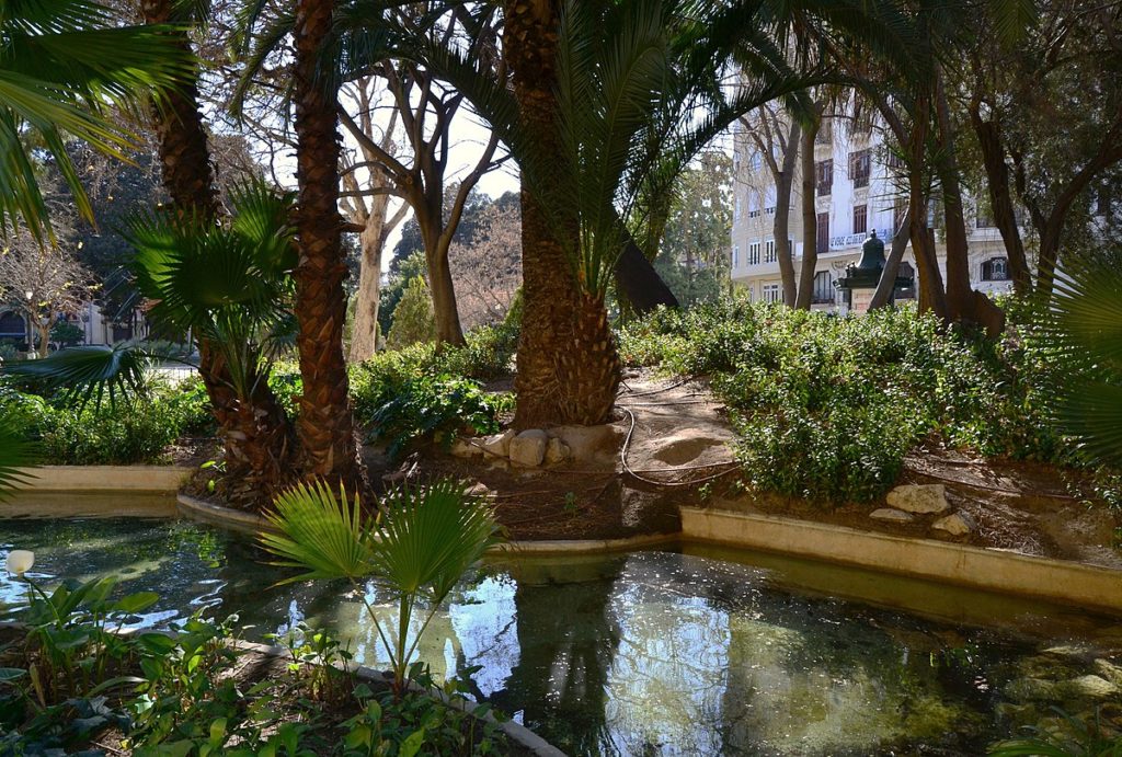 jardines de la glorieta en Valencia