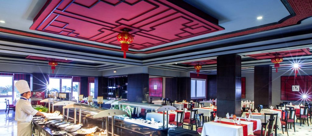 restaurante asiático tahini del hotel vincci marillia en túnez