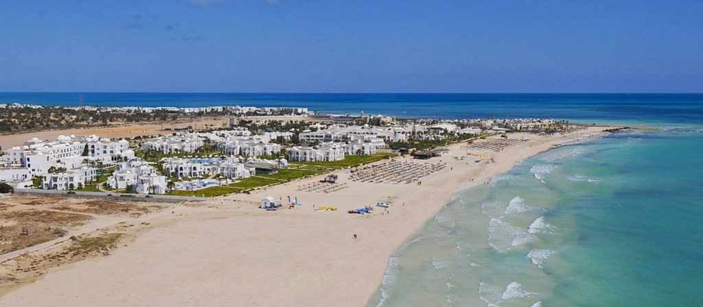 exterior del hotel vincci hélios beach en túnez