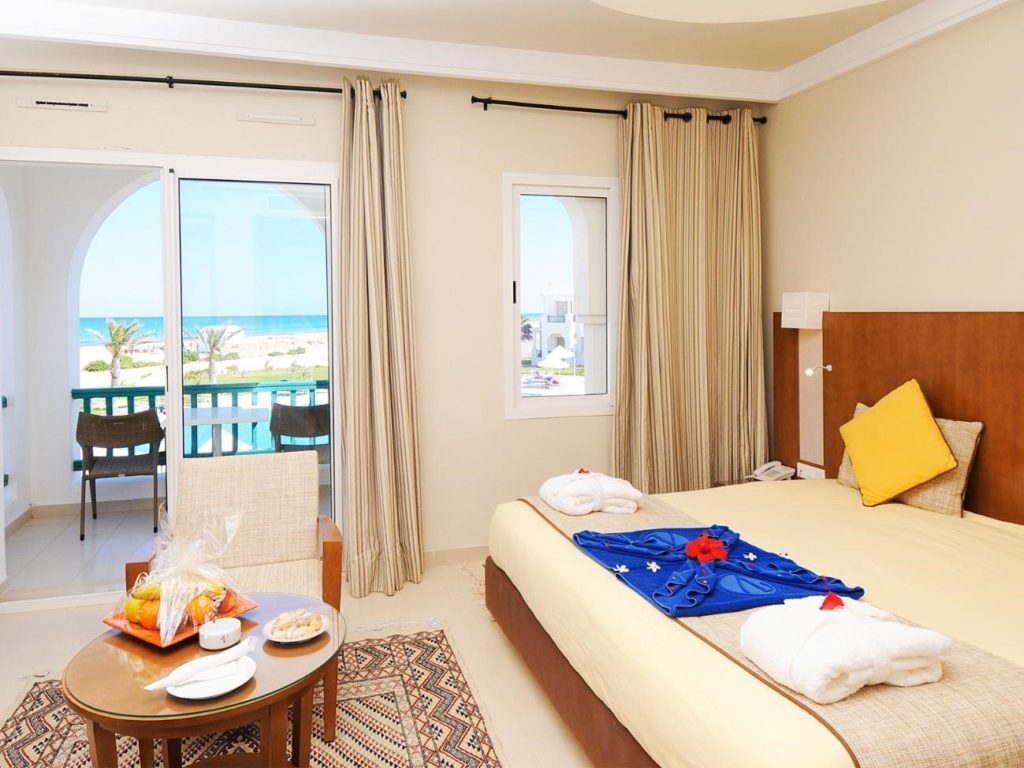 habitación del hotel vincci hélios beach en túnez