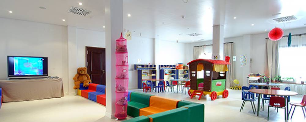 miniclub para niños dentro el hotel Vincci selección la plantación del sur en Tenerife