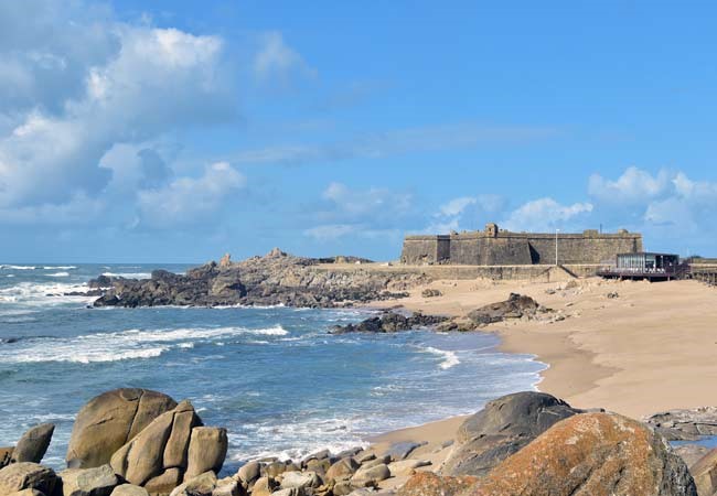 Zona de Foz de Douro en Oporto