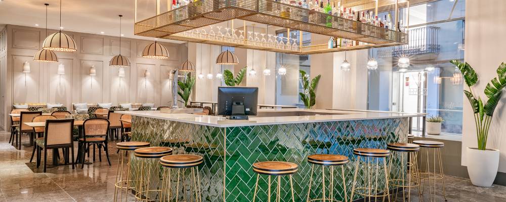 Bar Lounge del Hotel Vincci Palace 4 estrellas de Valencia
