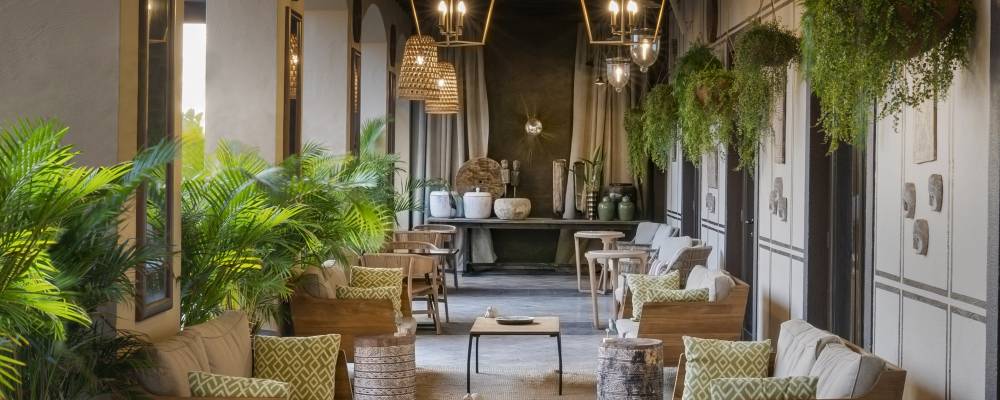 Terraza con animación del hotel Vincci Selección Plantación del Sur 5 estrellas en Tenerife