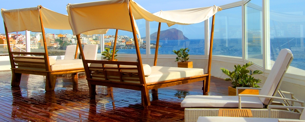 Hamacas del hotel Vincci Tenerife Golf 4 estrellas