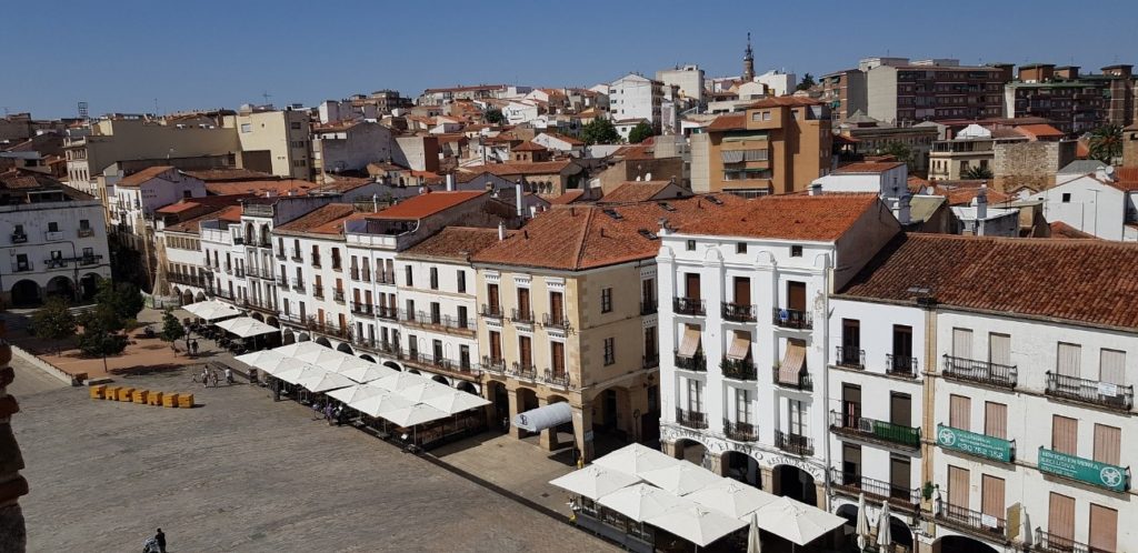 plaza mayor cáceres