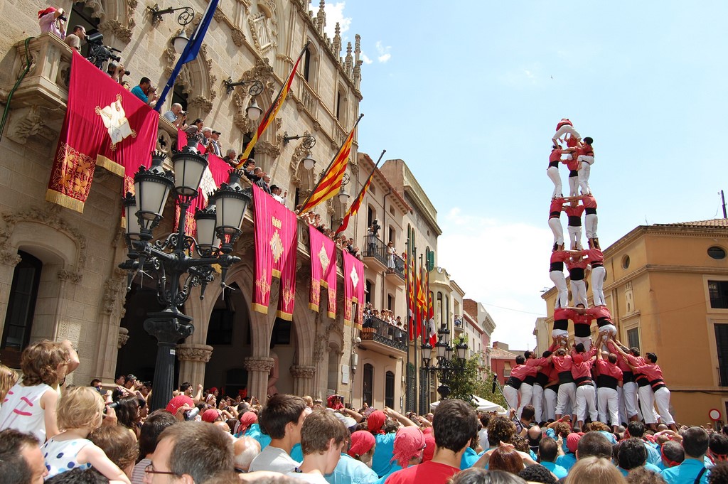 castellers en barcelona