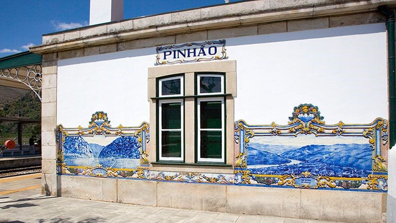 Estación de tren en Pinaho oporto