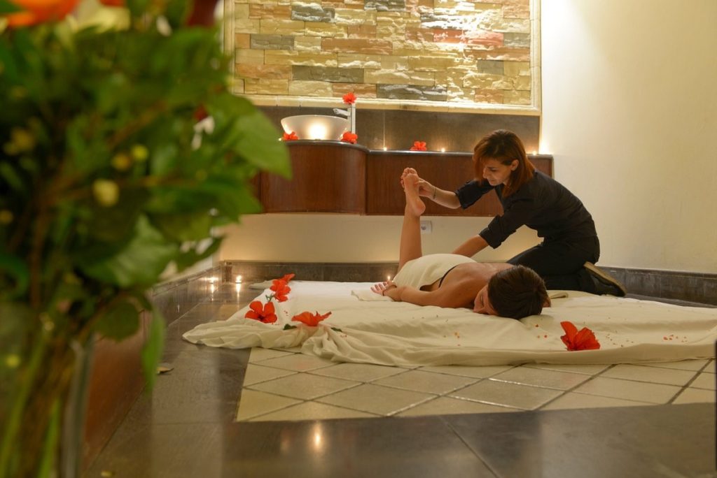 Masaje en el hotel Vincci Marilia