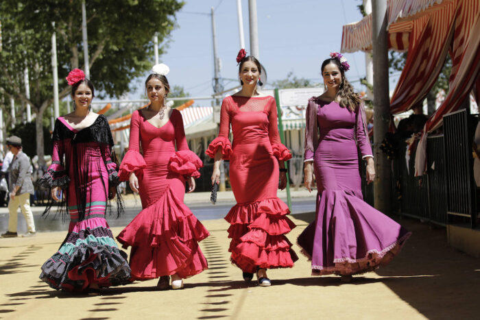 trajes de la feria de sevilla