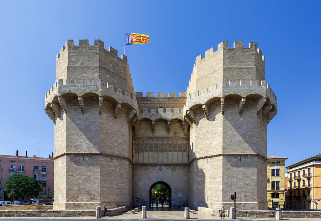 torres de serranos en Valencia