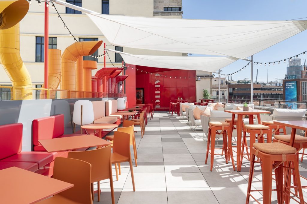 Vincci Capitol terraza en la azotea