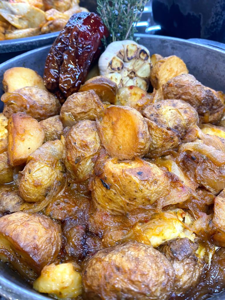 Comida típica de Tenerife: Papas embarradas