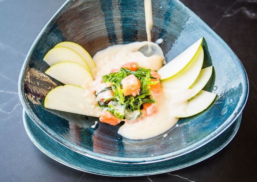 mantén tu dieta post verano con un gazpacho blanco