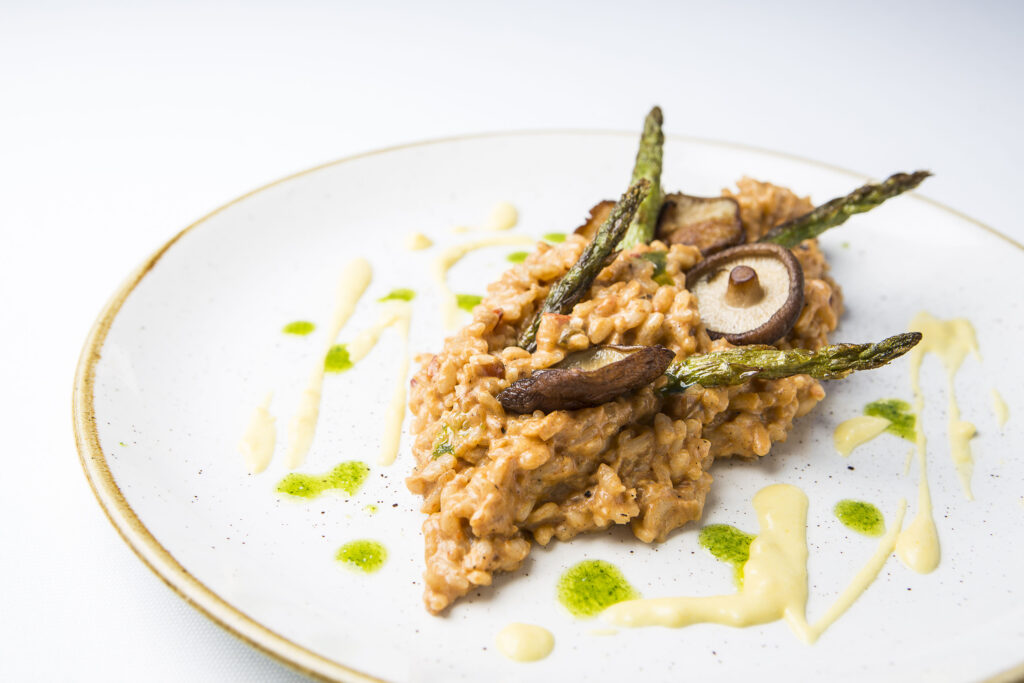 arroz con espárragos trigueros