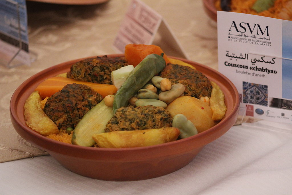Comidas de Túnez: Cous cous con Chabtya