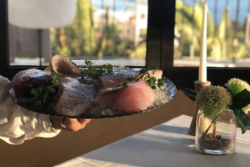 Pescados frescos de la zona