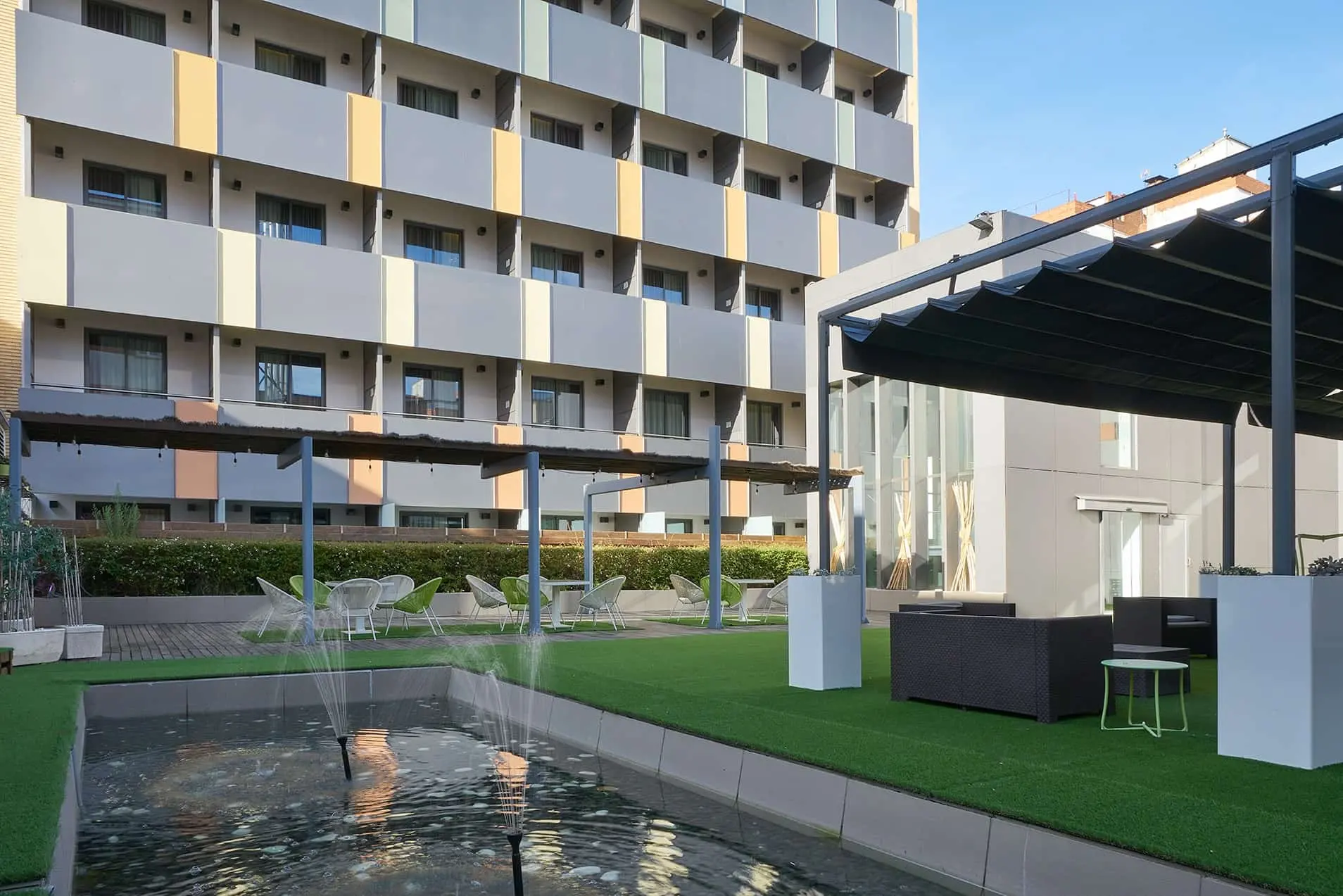 Terraza del Hotel Vincci Zaragoza Zentro 4*